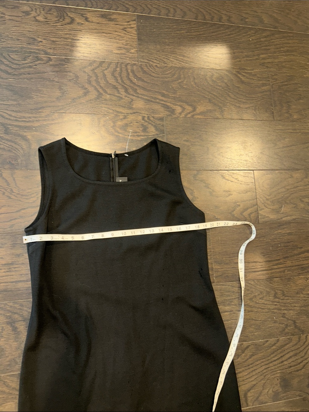St. John Sleek Black Sleeveless Midi Dress - Picture 8 of 8